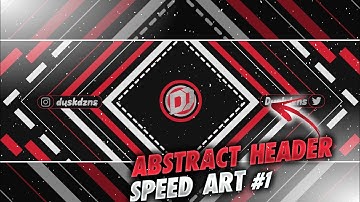 Abstract Header speed art #2| made for Dusk Design