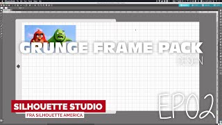 CreativeArt.TV: EP02 - Grunge Frame Pack til Silhouette Studio, Photoshop og andre programmer