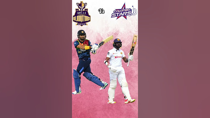Colombo Stars vs Galle Gladiators LPL 2023 Match 10