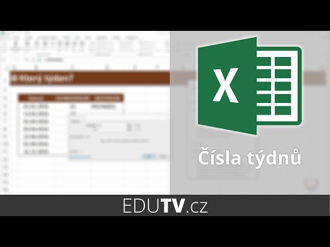 Zjištění čísla týdne v Excelu | EduTV