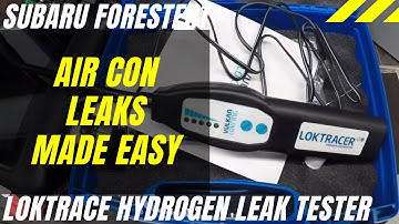 Forester A/C Leak - Loktrace Hydrogen Leak Detector - FIRST USE