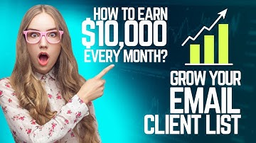 30 Days to $10,000: Build a Massive Email List with This Proven Strategy 💵🔍 #EmailMarketingTips