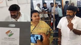 Nandamuri Balakrishna and Wife Casts Vote In Hindupuram | AP Assembly Elections 2024 | Filmyfocus