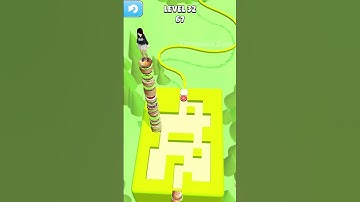 Stacky Dash Level 32 Clean Moves! | Must-Try Mobile Game #shorts