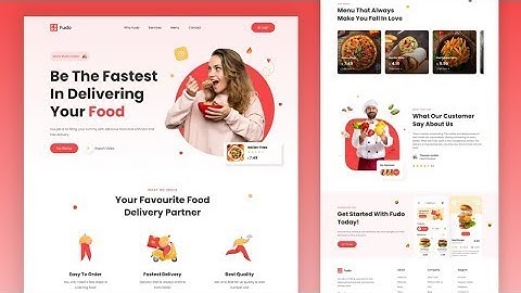 Restaurant Website Using HTML CSS And JavaScript