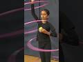 Fastest to solve a cube whilst hooping with five hoops - 51.24 seconds by N.M. Sri Oviyasena ðŸ‡®ðŸ‡