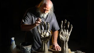 How To Sculpt MONSTER GLOVES for a Halloween Costume | Monster Lab