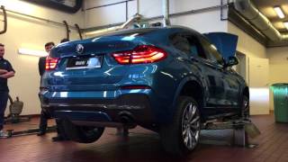 BMW X4 M40i - revving up and walk around