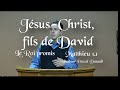 5 jsuschrist fils de david  matthieu 11