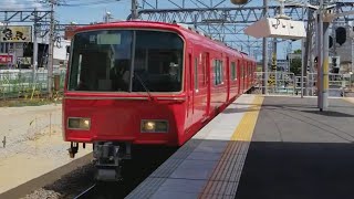 名鉄6800系出場試運転 名古屋本線知立通過