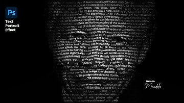 How To Create Stunning N Powerful Text Portrait Poster In Photoshop