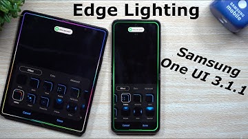 Updated Edge Lighting - Samsung One UI 3.1.1