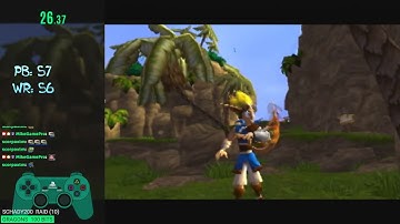 Jak and Daxter - Geyser Rock (All Cells) in 57 seconds