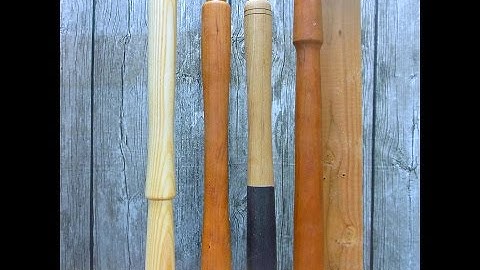 Woodturning a lathe tool handle using carbide tools