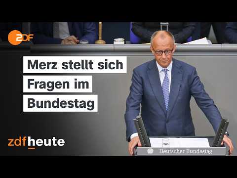 Live: Government Question Time with Friedrich Merz in the Bundestag