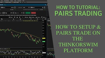 Learn How To "Pairs Trade" Using Thinkorswim & The Stock Market!