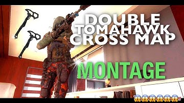 The Most Insane Bo2 Double Cross Map Tomahawk ( Cross Map Tomahawk Montage )