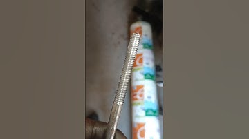 how to thread iron #shortvideo how to make thread iron #threads #youtubeshorts #new