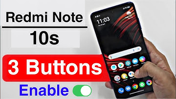 How to Enable Navigation Button in Redmi Note 10s | Redmi Note 10s Back Button Settings