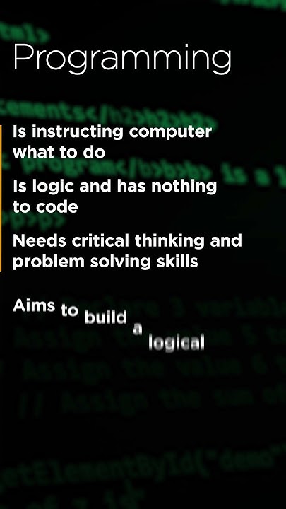Coding Vs Programming | Difference Between Coding And Programming | # ... image.