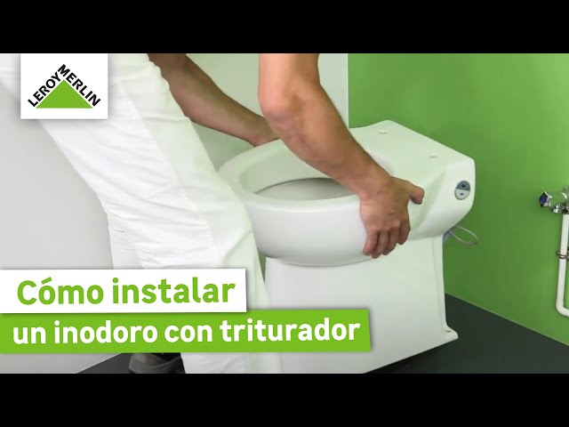 Cómo instalar un inodoro con triturador