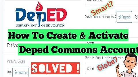 HOW TO CREATE AND ACTIVATE DEPED COMMONS ACCOUNT | SOLVED