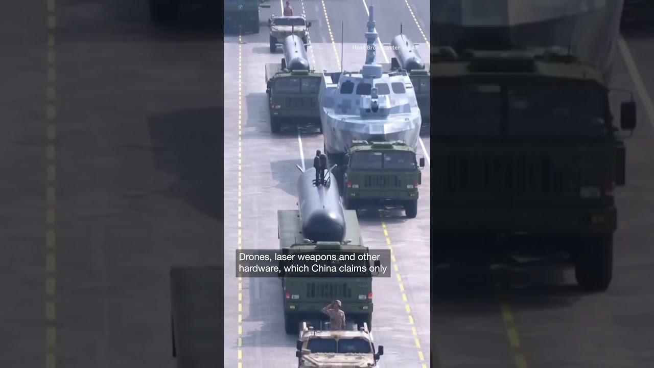 China celebrates the 80th anniversary of the end of World War II with a military parade