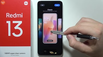 Redmi 13: Change Lockscreen Clock Style