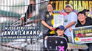 MJS58 Rebut Brio !! Anak Lanang Taklukkan Burung Nasional di Anniversary 2th Prasasti !!