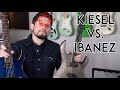 Kiesel vs. Ibanez Guitars - A Comparison...Hopefully Not a Literal Shootout