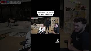 When Adin introduced Bronny to Corinna #hoodnews #bronnyjames #adinross #corinnakopf