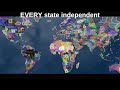 HoI4, but EVERY state (almost) independent | Timelapse