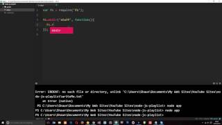 Node JS Tutorial for Beginners #10 - Creating & Removing Directories