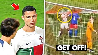 Cristiano Ronaldo vs Liechtenstein Players & Another Left Foot Goal ⚡?