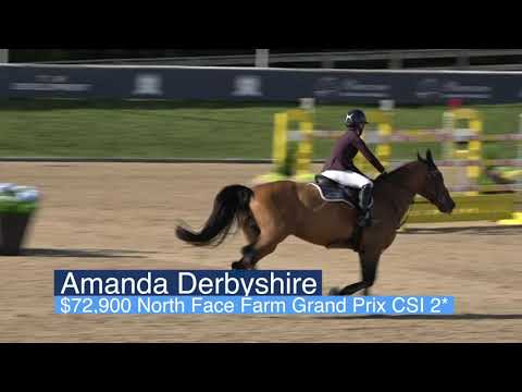 Amanda Derbyshire takes the win in the $72,900 North Face Farm Grand Prix FEI 2*!