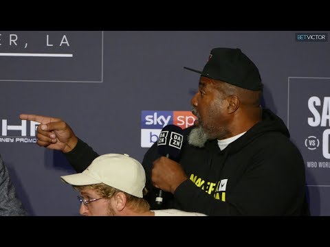 KSI Trainer to SHANNON BRIGGS: You Can Go Back To TAKING YOUR DRUGS!! | KSI vs Logan Paul 2