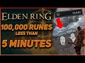 Elden Ring | FASTEST Early Rune Farm 100,000 INSTANTLY | [NO FIGHTING/GRINDING]