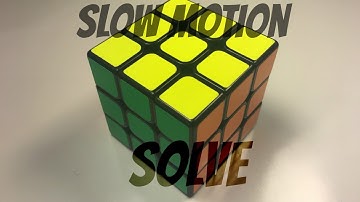 Slow Motion Rubik