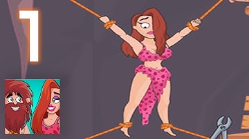 Comics Bob - Funny Caveman Adventure  Game All Levels 1 - 13  - Android Gameplay Walkthrough