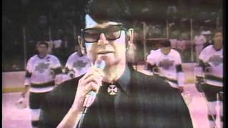 Roy Orbison sings "The Star Spangled Banner" at the LA Kings Game - Oct 6, 1988