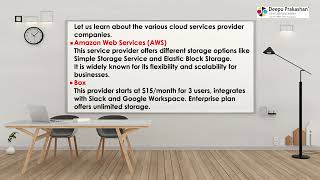 Chapter-8 Topic-5 Cloud Storage Service Providers