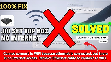 Jio Set Top Box No Internet Problem Solved 💥 | JioFiber No Internet Connection Fix in Hindi