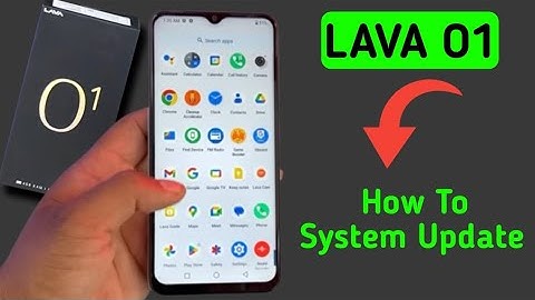 Lava O1 me system update kaise kare | How to system update any lava mobile, system update setting