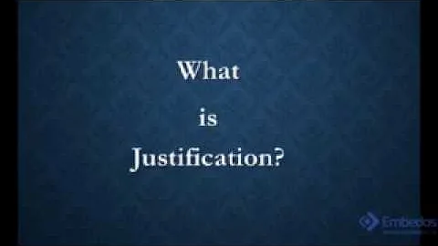 Why do we tend to Justify our intentions and what ...