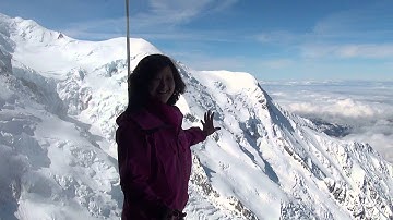 Step into the Void. Aiguille du Midi, Chamonix.