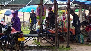 ตลาดนดฝนตกฮำคนกระะแจกกระจายเลย ดบางThidbang