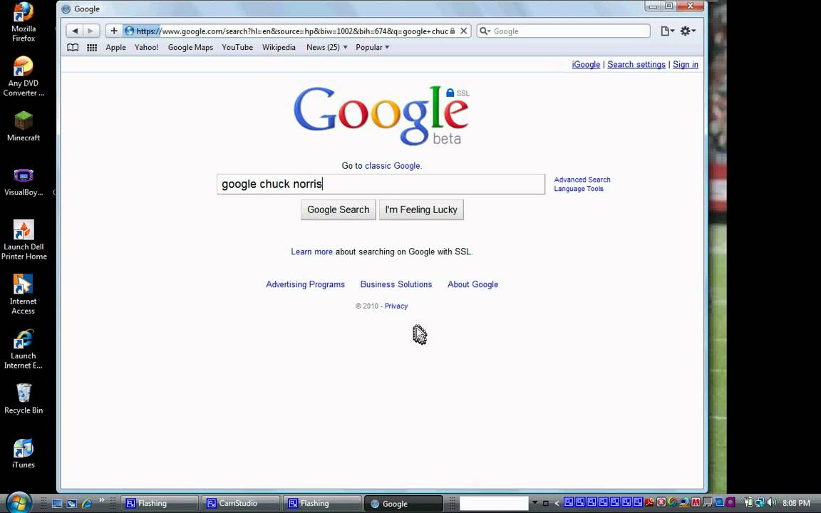 How Can I Find Chuck Norris I Feel Lucky