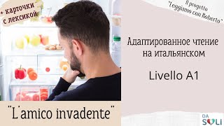 Адаптированное чтение на итальянском. L'amico invadente. Livello A1