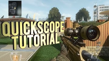 Black Ops 2 How to Quick Scope Perfect - Tutorial - Vefy