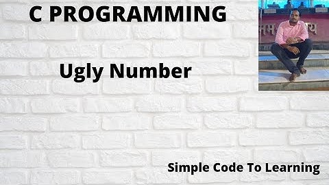 37: How to check Ugly Number program In c || MCS-011|| O level (Hindi)